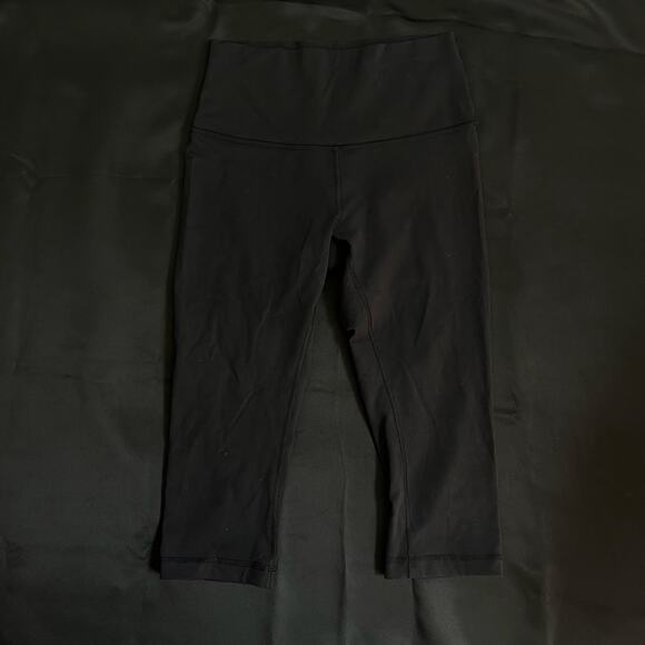 Lululemon Align High Rise Leggings Black Size 6 Nulu Fabric Yoga Pants - Picture 1 of 6